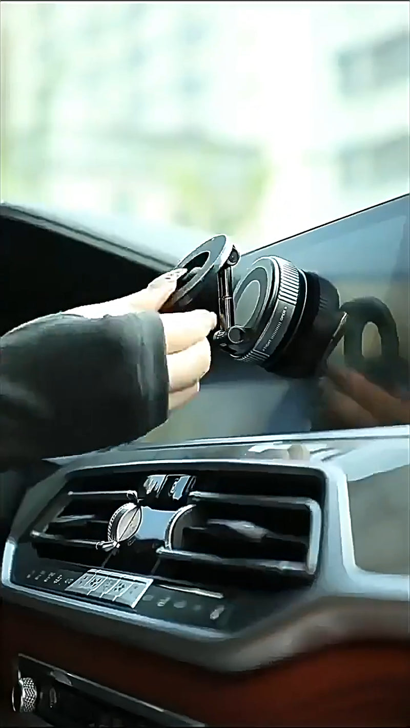 Strong Magnetic Phone Holder for Car 360° Rotation Foldable Phone Mount Bracket