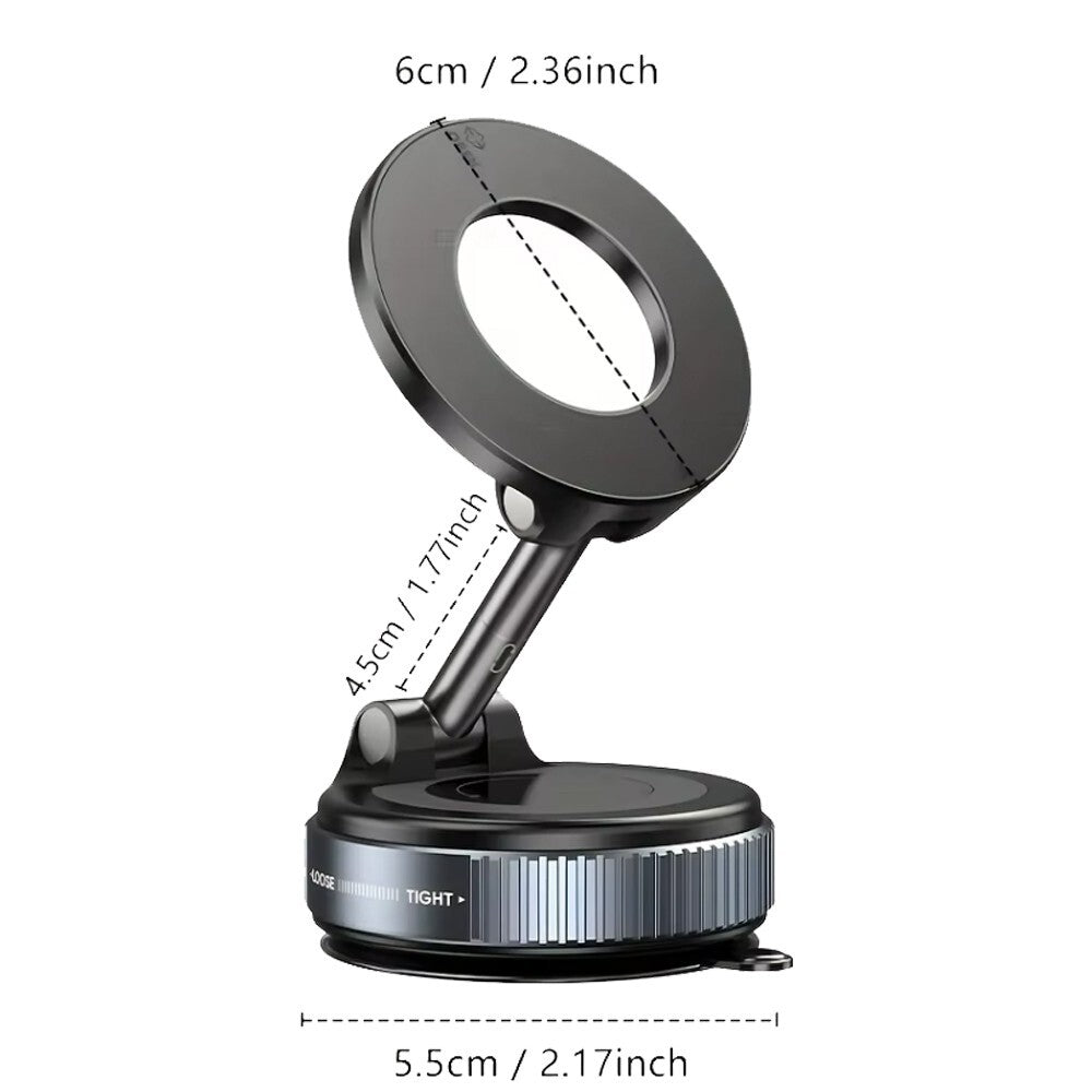 Strong Magnetic Phone Holder for Car 360° Rotation Foldable Phone Mount Bracket
